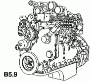 Заднее сцепление Cummins B 5.9
