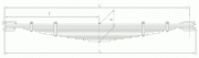 Рессора ГАЗ 3308-2902012-10 передняя Рессора ГАЗ 3308-2902012-10 передняя